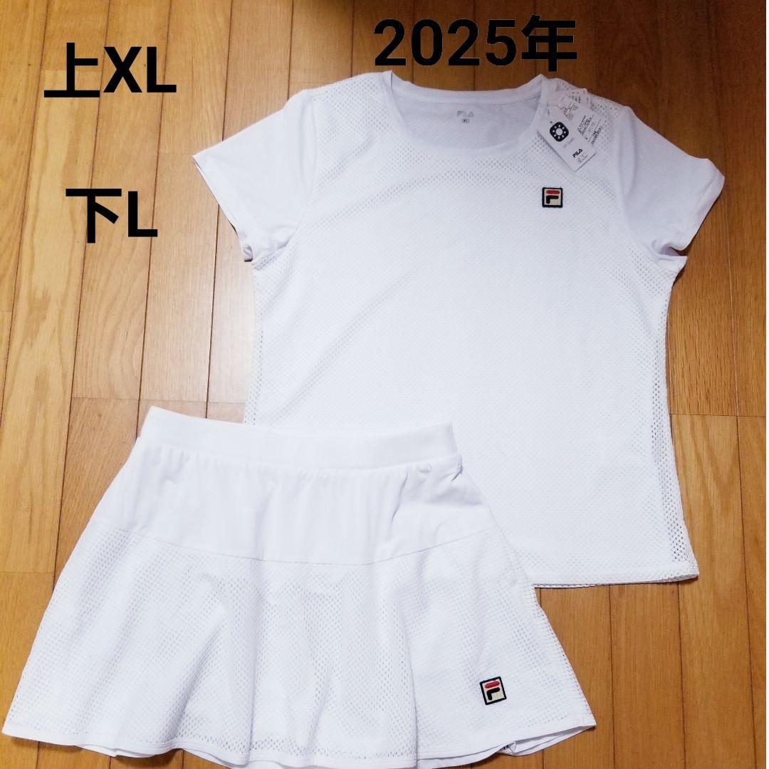 フィラテニス 新品ゲームシャツXLとスコートL 2025年 上下セット