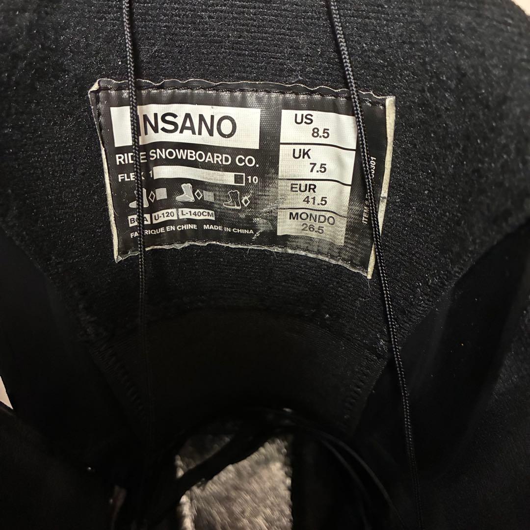 RIDE INSANO 26.5cm > ion カービング