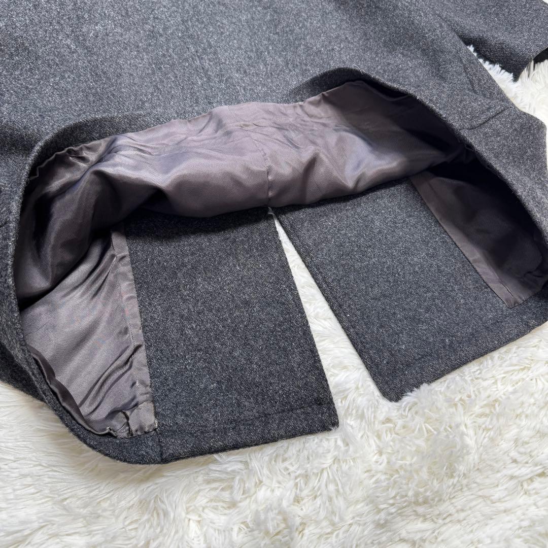 A.P.C.Jules Tournier社生地 ウール ステンカラーコート M