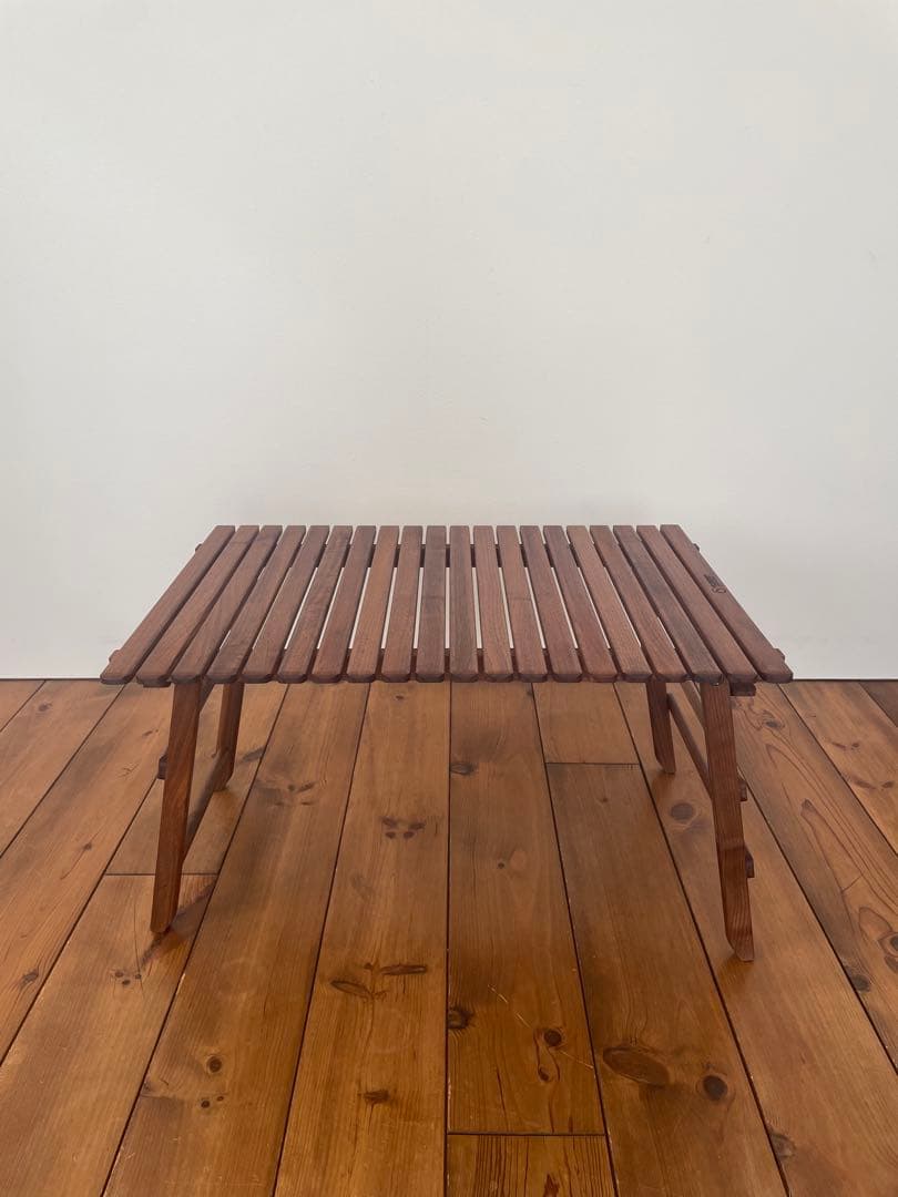 キャンプマニアプロダクツ　ウォールナットテーブル　② CAMP MANIA PRODUCTS / COMPACT LO TABLE (M) all walnut | CAMP MANIA
