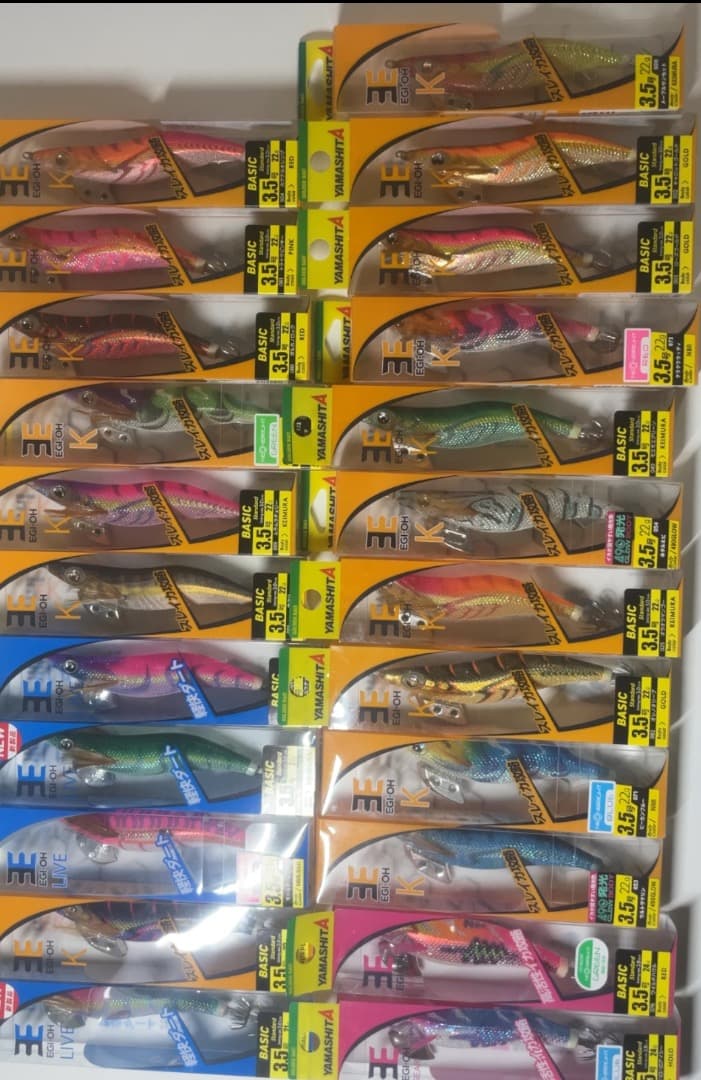 最終値下げ　エギ王　新品未使用　まとめ売り23本 YAMASHITA（ヤマシタ） エギ王K4 限定生産品 4号 26g 11色 イカエギ