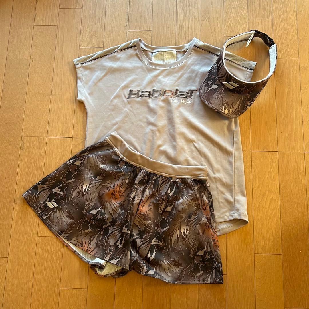 バボラ Babolat テニスウェア上下セット＆バイザー Babolat（バボラ） メンズ テニスウェア 上下セット CLUB TRAINING TOP