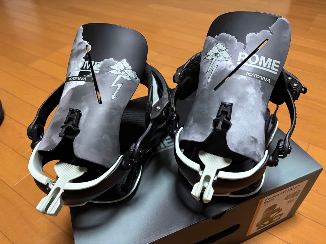 ROME KATANA fase スノーボードビンディング　バイン ROME ローム KATANA AW FASE スノーボード バインディング