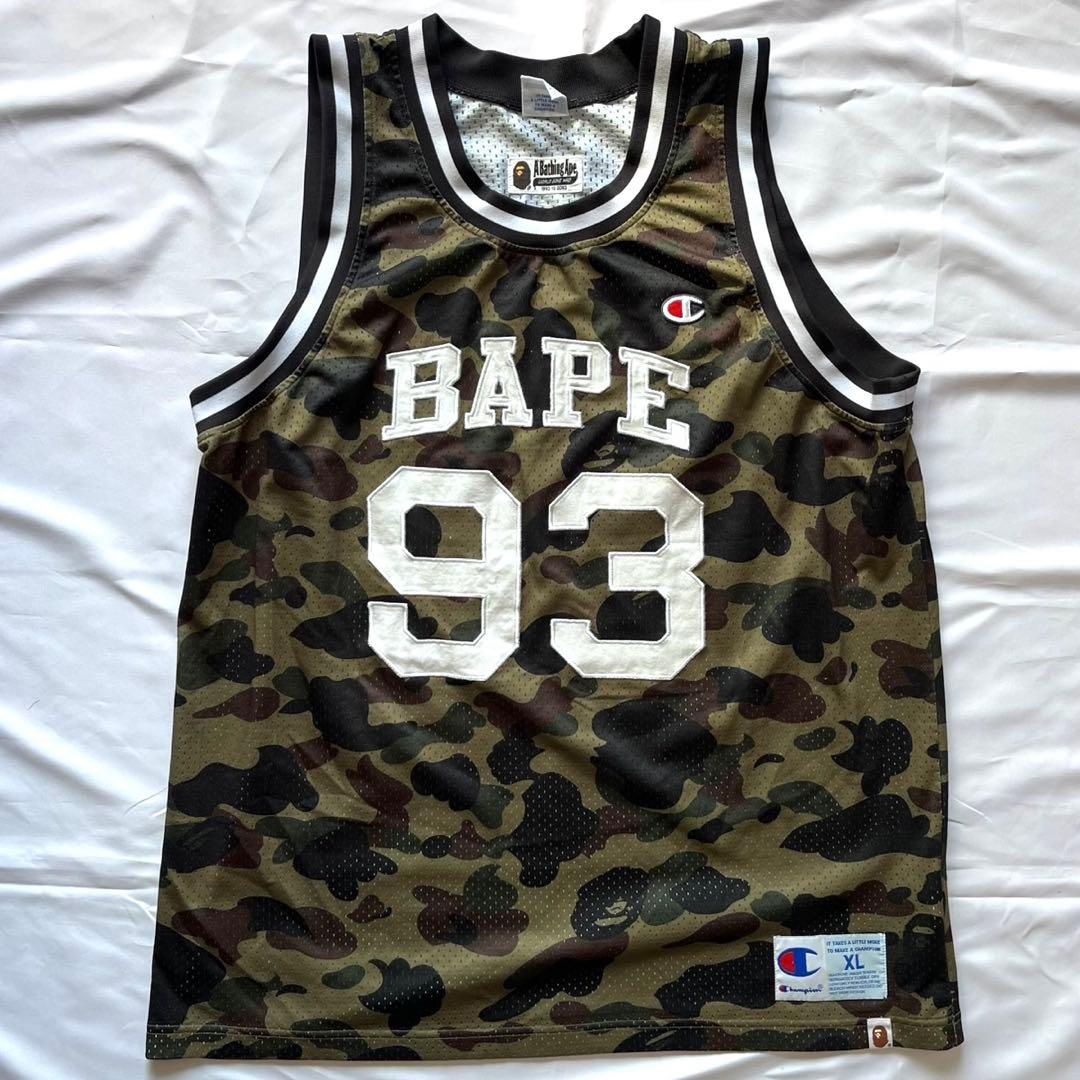 A BATHING APE champion タンクトップ ノースリーブ XL A BATHING APE｜アベイシングエイプ（メンズ）のタンクトップ通販
