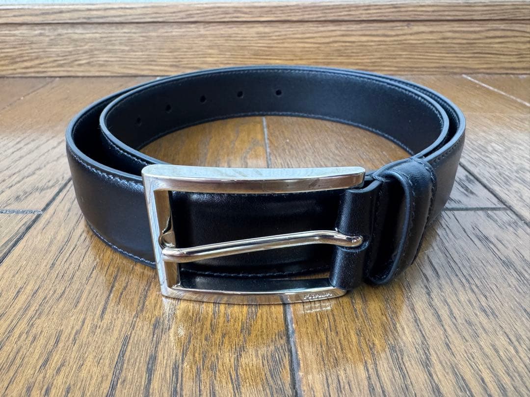 【未使用品】 PRADA メンズ レザーベルト ブラック サイズ80 PRADA（プラダ） メンズ ベルト SAFFIANO 2CC545 053 NERO ブラック