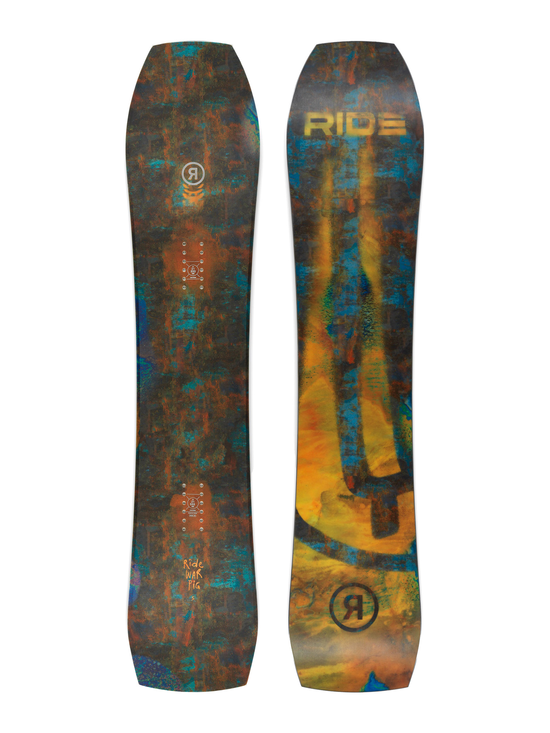 Ride Agenda Snowboard - black (red/black)