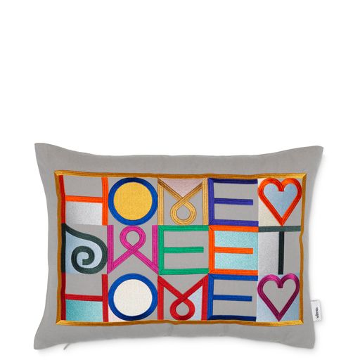 Embroidered Pillows - Home Sweet Home / エンブロイダリー ピロー