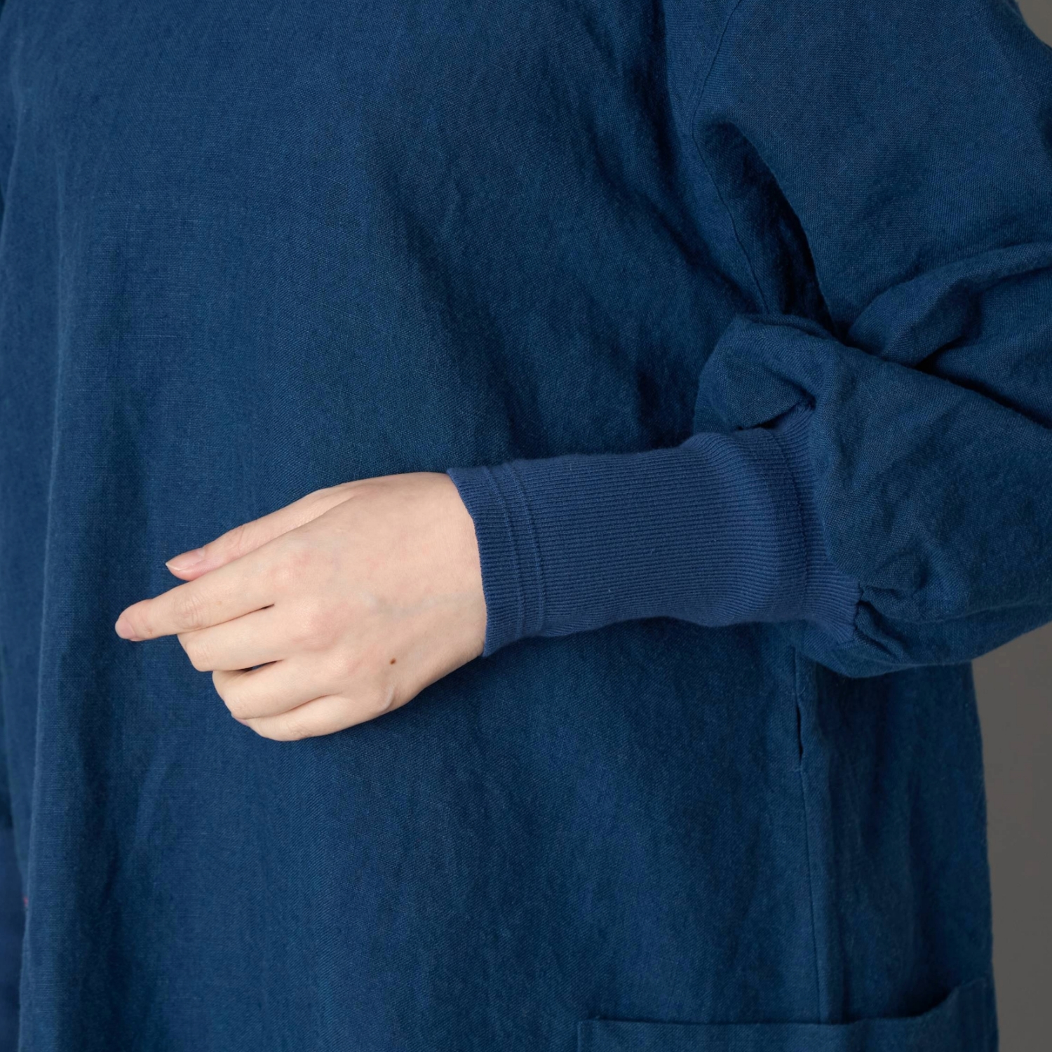 kapoc/割烹着 3rd -ワンピースのように着こなせて、コート代わりにも